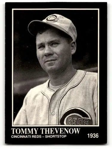 1991 Conlon Collection TSN #69 Tommy Thevenow Cincinnati Reds Baseba ID:52861 - Baseball Cards