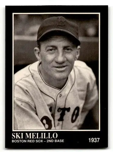 1991 Conlon Collection TSN #81 Ski Melillo Boston Red Sox Baseball C ID:52929 - Baseball Cards
