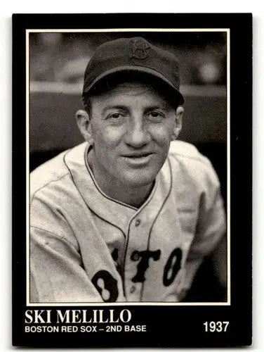 1991 Conlon Collection TSN #81 Ski Melillo Boston Red Sox Baseball C ID:52928 - Trading Cards
