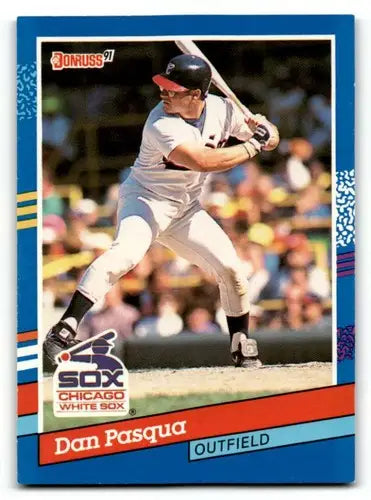 1991 Donruss #103 Dan Pasqua Chicago White Sox Baseball Cards EX/NM ID:57664 - Baseball Cards