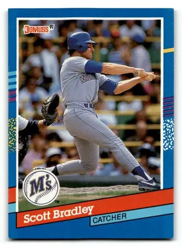 1991 Donruss #287 Scott Bradley Seattle Mariners Baseball Cards EX/N ID:57699 - Baseball Cards