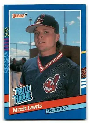 Mark Lewis 1991 Donruss #29b card featuring the baseball player Mark Lewis