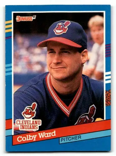 1991 Donruss #330 Colby Ward Cleveland Indians Baseball Cards EX/NM ID:57693 - Baseball Cards