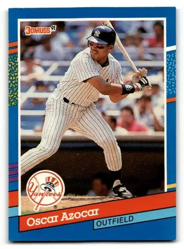 1991 Donruss #331 Oscar Azocar New York Yankees Baseball Cards EX/NM ID:57713 - Baseball Cards