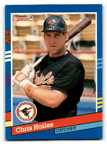 1991 Donruss #358 Chris Hoiles Baltimore Orioles Baseball Cards EX/N ID:57688 - Baseball Cards