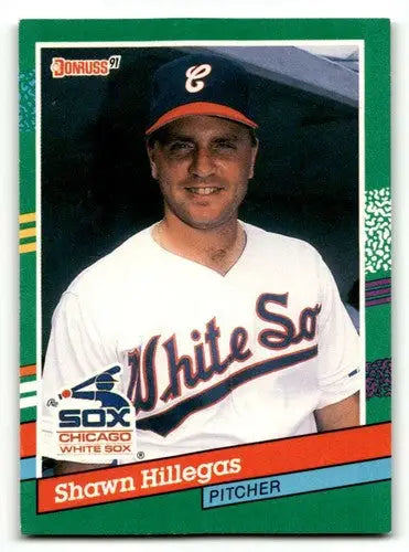 1991 Donruss #589 Shawn Hillegas Chicago White Sox Baseball Cards EX ID:57735 - Baseball Cards