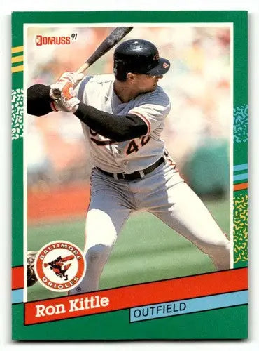 1991 Donruss #613 Ron Kittle Baltimore Orioles Baseball Cards EX/NM ID:57678 - Baseball Cards