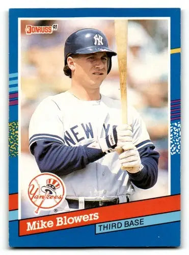 1991 Donruss #63 Mike Blowers New York Yankees Baseball Cards EX/NM ID:57706 - Baseball Cards