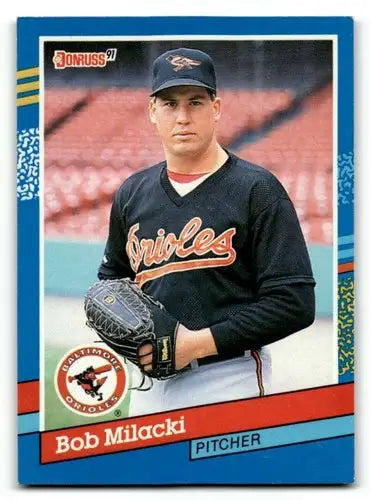 1991 Donruss #69 Bob Milacki Baltimore Orioles Baseball Cards EX/NM ID:57700 - Trading Cards