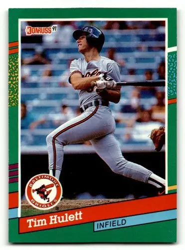 1991 Donruss #706 Tim Hulett Baltimore Orioles Baseball Cards EX/NM ID:57680 - Baseball Cards