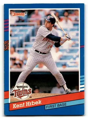 1991 Donruss #95 Kent Hrbek Minnesota Twins Baseball Cards EX/NM ID:57722 - Baseball Cards