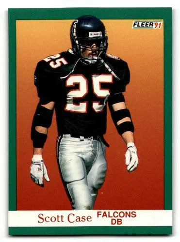 1991 Fleer #197 Scott Case Atlanta Falcons Football Cards NM Near Mi ID:60503 - Trading Cards