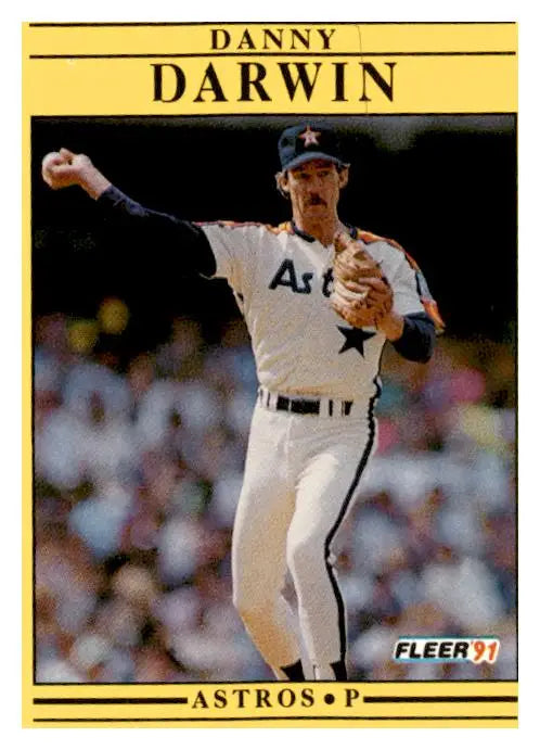 1991 Fleer #503b Danny Darwin - Trading Card