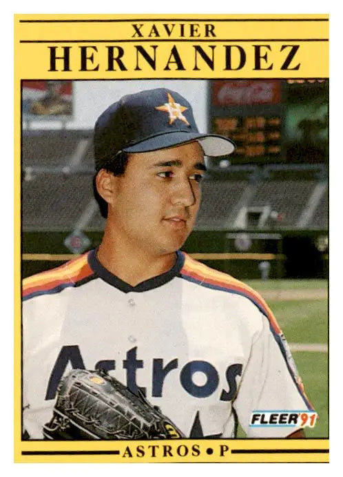 1991 Fleer #509b Xavier Hernandez - Collectible Trading Card