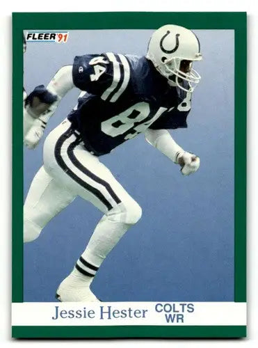 1991 Fleer #83 Jessie Hester Indianapolis Colts Football Cards NM Ne ID:60489 - Football Cards