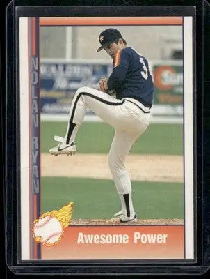 Baseball trading card of Nolan Ryan from 1991 Pacific Nolan Ryan series