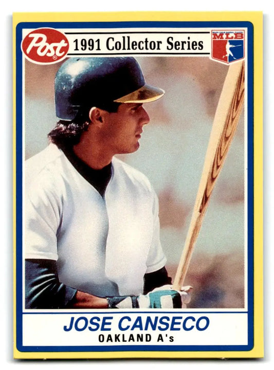 1991 Post Cereal #4 Jose Canseco - Trading Card