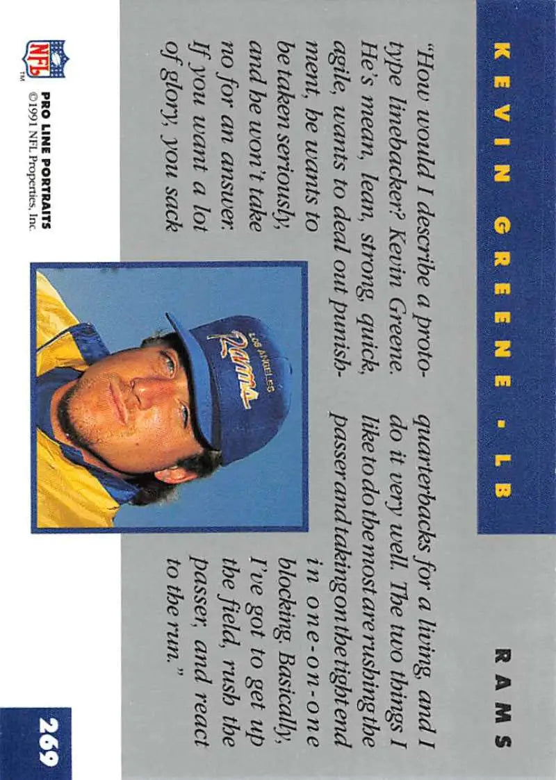 Baseball card of Milwaukee Brewers player in blue cap from Pro Line Portraits series