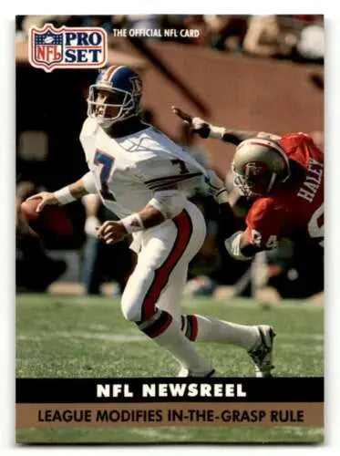 Original gloss 1991 Pro Set #345 John Elway Denver Broncos football card EX/NM