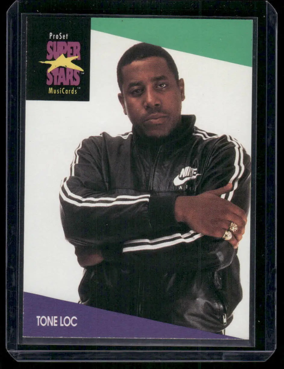 Pro Set Super Stars MusiCards Tone Loc trading card in protective sleeve