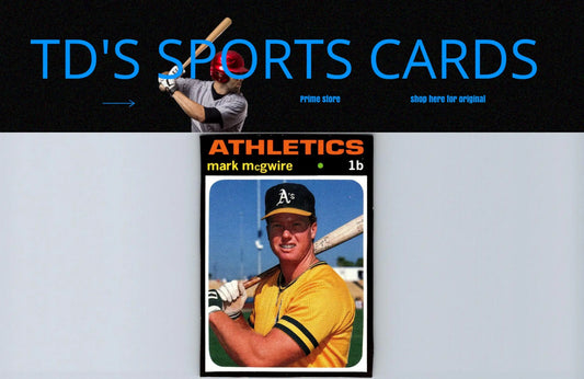 Mark McGwire baseball card featured in 1991 SCD Baseball Card Price Guide Monthly #33