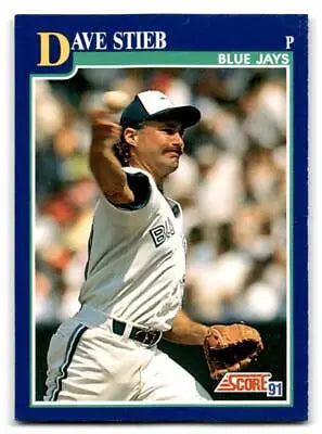 Dave Stieb 1991 Score #30 baseball card, a must-have for trading cards collectors