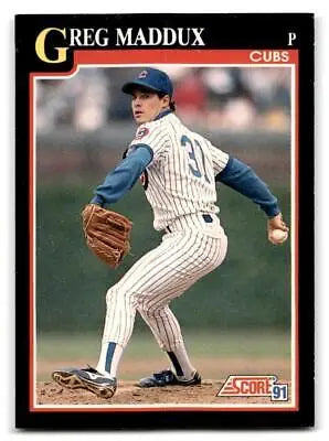 Greg Maddux 1991 Score #317 baseball card for trading card collectors