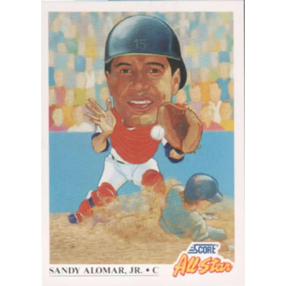 1991 Score #400 Sandy Alomar Jr. AS NM-MT Cleveland Indians Baseball Card