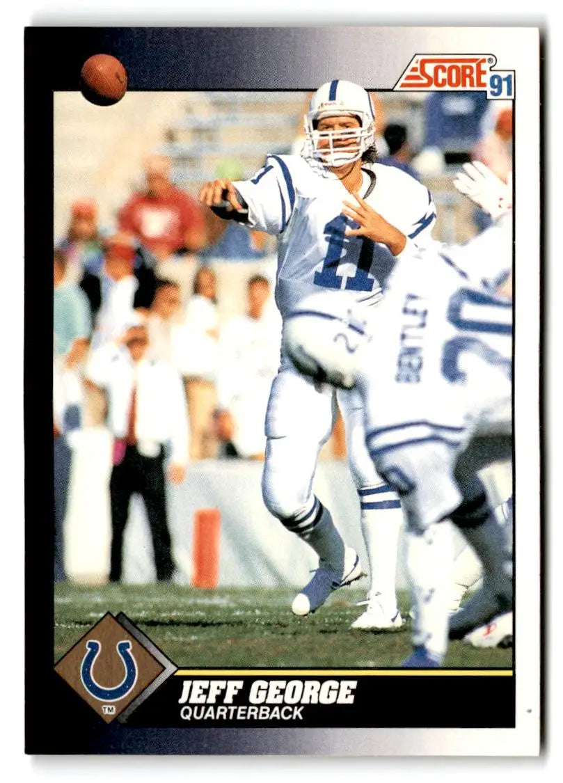1991 Score #502 Jeff George - Trading Card