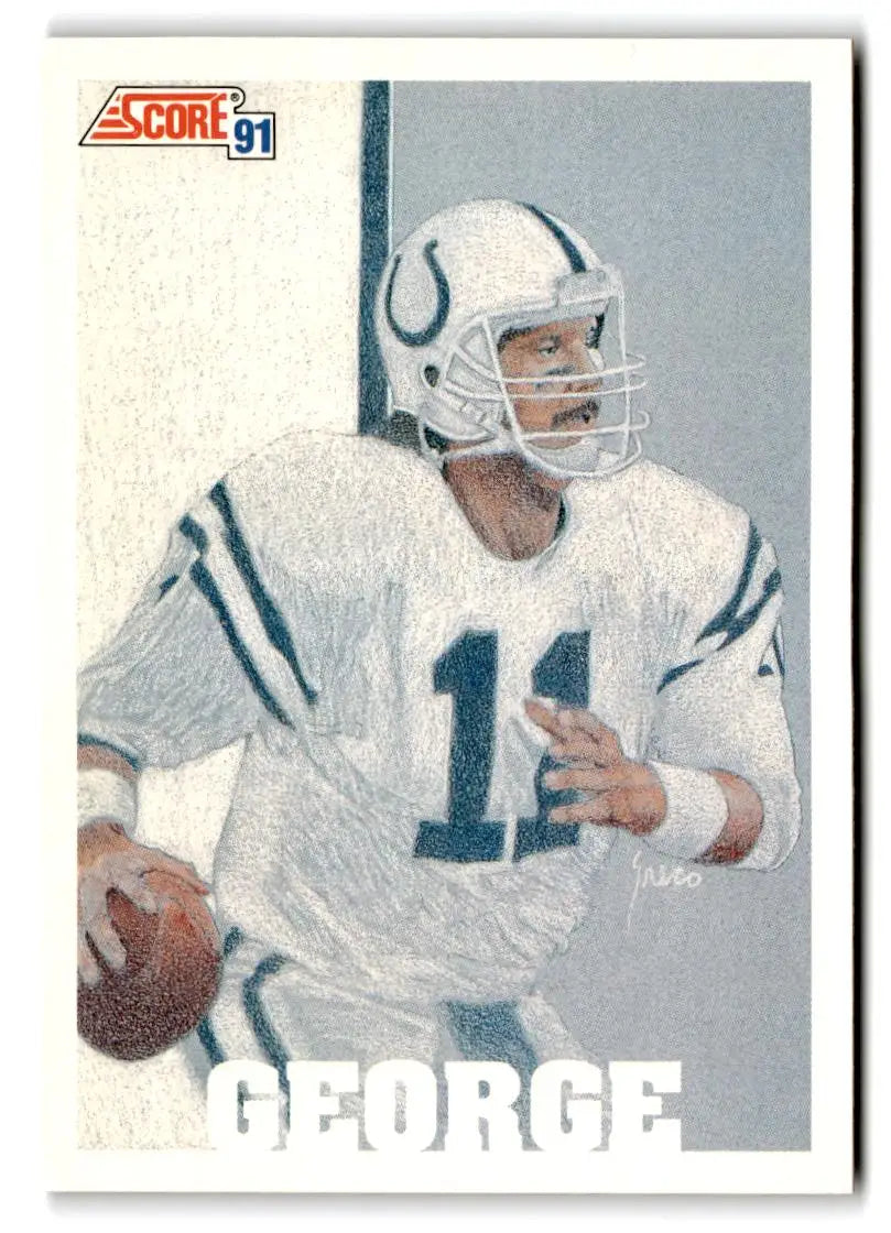 1991 Score #630 Jeff George - Trading Card