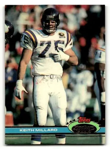 1991 Stadium Club #108 Keith Millard Minnesota Vikings Football Card with original gloss