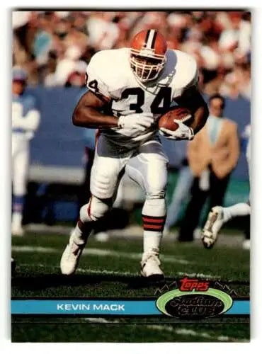 1991 Stadium Club #143 Kevin Mack Cleveland Browns Football Card with original gloss