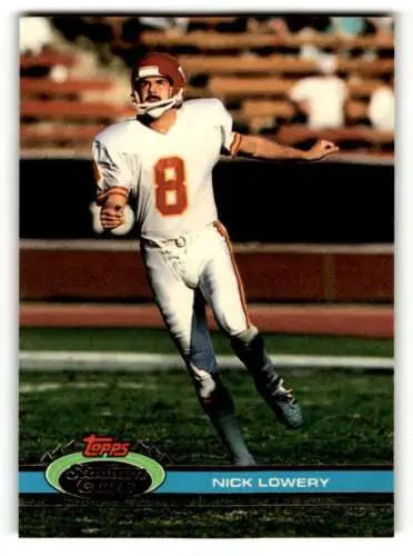 Original gloss 1991 Stadium Club #233 Nick Lowery Kansas City Chiefs Football Card