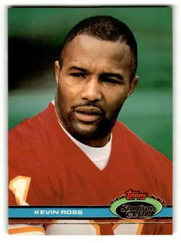 Original gloss 1991 Stadium Club #251 Kevin Ross Kansas City Chiefs football card