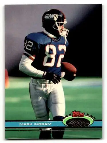 Mark Ingram 1991 Stadium Club #325 New York Giants Football Card with original gloss