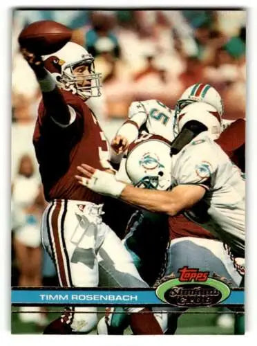 1991 Stadium Club #45 Timm Rosenbach Phoenix Cardinals Football Card original gloss