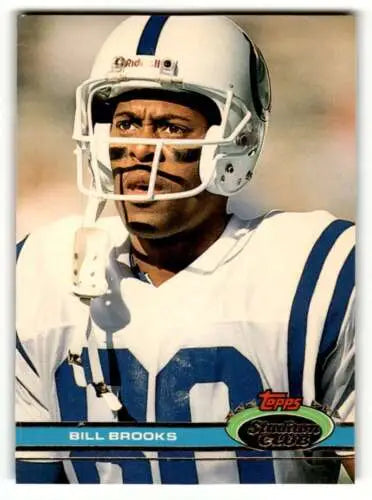 1991 Stadium Club #469 Bill Brooks Indianapolis Colts Football Card with original gloss