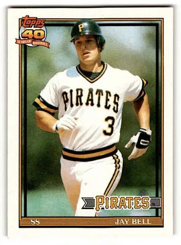 1991 Topps #293 Jay Bell Pittsburgh Pirates Baseball Cards ID:53071 - Baseball Cards