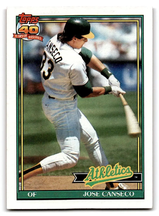 1991 Topps #700 Jose Canseco - Trading Cards