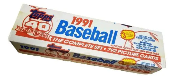 Vintage 1991 Topps Baseball Factory Retail Sealed Set complete card box