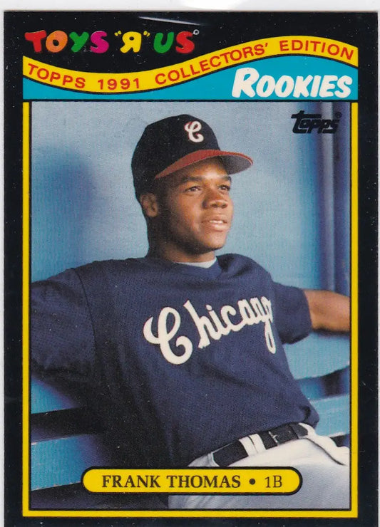 1991 Topps Toys R Us Rookie #27 Frank Thomas Chicago White Sox baseball card image