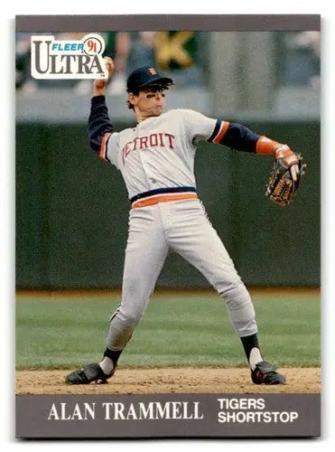 1991 Ultra #129 Alan Trammell Detroit Tigers Baseball Cards EX/NM ID:53990 - Baseball Cards