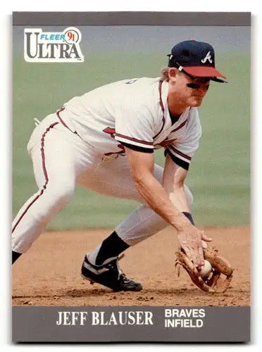 1991 Ultra #2 Jeff Blauser Atlanta Braves Baseball Cards EX/NM ID:54005 - Trading Cards