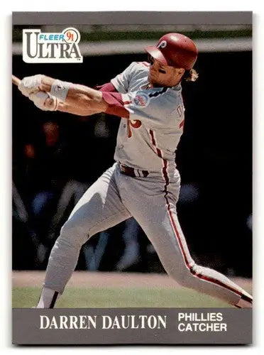 1991 Ultra #260 Darren Daulton Philadelphia Phillies Baseball Cards ID:54004 - Baseball Cards