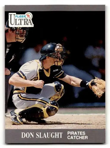 1991 Ultra #286 Don Slaught Pittsburgh Pirates Baseball Cards EX/NM ID:54002 - Baseball Cards