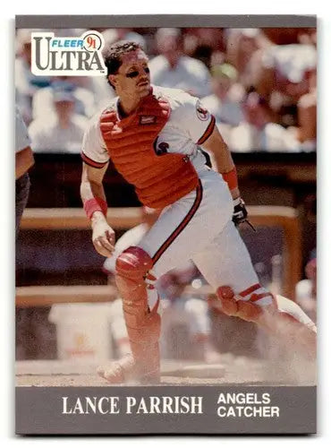 1991 Ultra #51 Lance Parrish California Angels Baseball Cards EX/NM ID:53991 - Baseball Cards