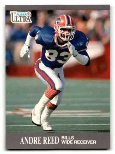 1991 Ultra #6 Andre Reed Buffalo Bills Football Card in original gloss condition