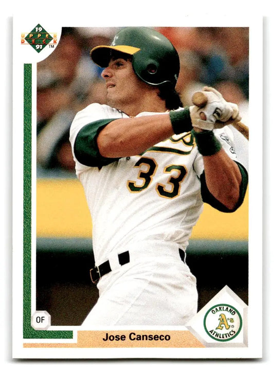 1991 Upper Deck #155 Jose Canseco - Trading Card