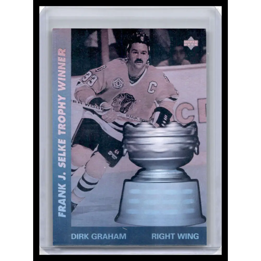 1991 Upper Deck #AW8 Dirk Graham NM-MT Chicago Blackhawks Hockey Card