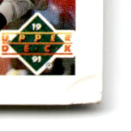 Corner of a vintage 1991 Upper Deck Football Jerry Rice Terry McDaniel card